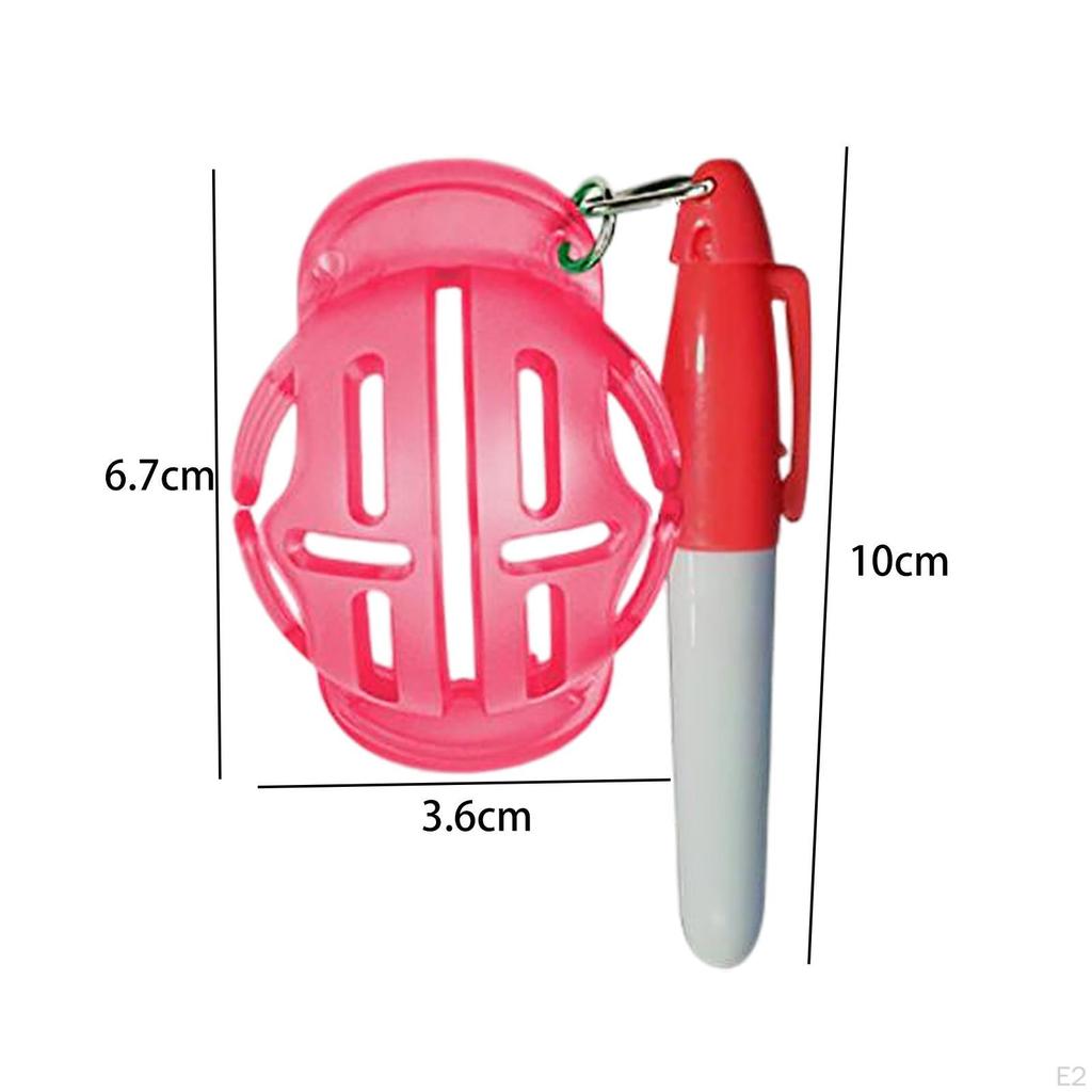 Durable Golf Liner Alignment Tool Marker Stencil Pens Template for Outdoor Identifiers