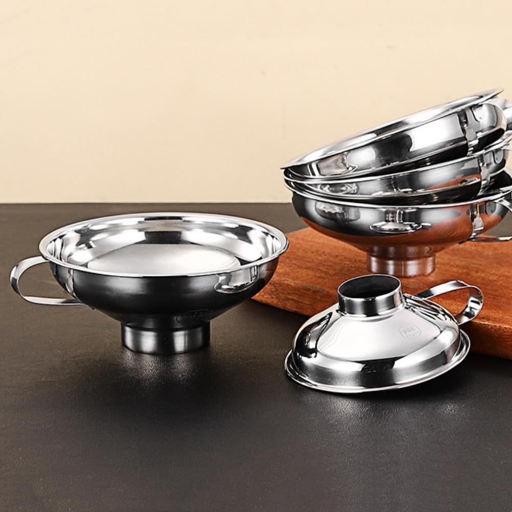 1 Stück Weithalstrichter, verdickter Salatdressingtrichter, Ölleckage, Haushalt Flasche Dressing Salat, großdurchmesser Verpackung