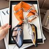 111% Mulberry Silk 71 Square Scarf, New Sky City Professional Decorative Scarf, Commuting To Work Versatile Silk Scarf