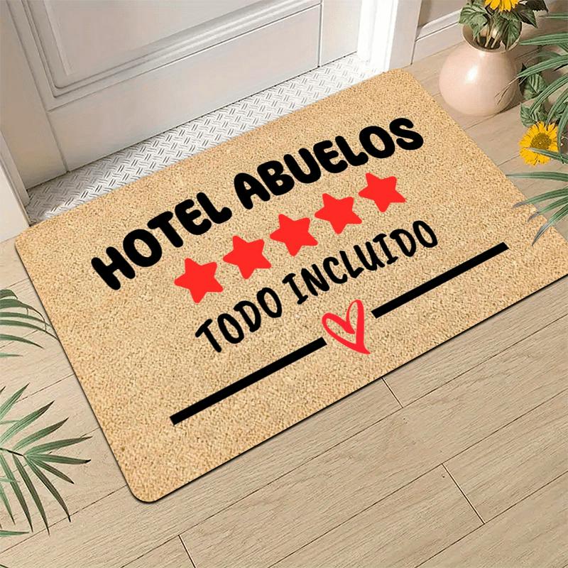 

Family Welcome Doormat – Cozy Home Message Design, Non-Slip & Machine Washable for Entryway or Home Decor 60cm x 90cm