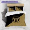 Valencia FC Printed 3PCS Bedding Set Breathable Duvet Cover with Pillowcases Decorative Bed Linen for Bedroom Home
