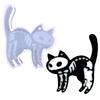 Cute Cat Silicone Mold DIY Earring Necklace Keychain Pendant Molds Super Glossy Animal Epoxy Resin Casting Mold Craft