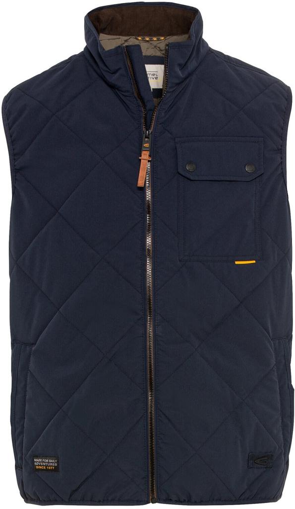 Зимняя куртка Camel Active со стеганым жилетом и воротником-стойкой (460800-2O68-47) ночной синий