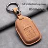 Compatible Leather Key Cover for GAC Toyota CRV, Crown, Accord, Civic, Haoying, and Inspire