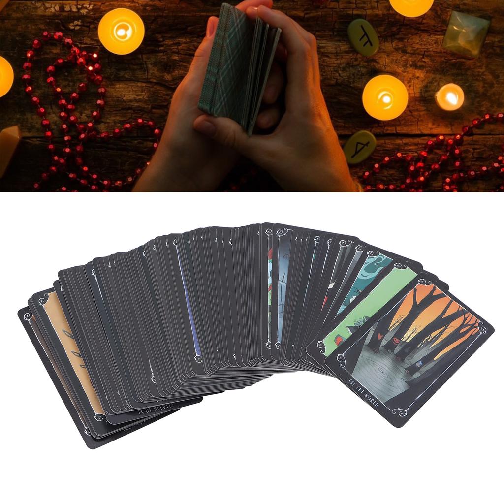 Mysterious Tarot Card Set Future Telling Guidance Tarot Deck Party Board Game Gift
