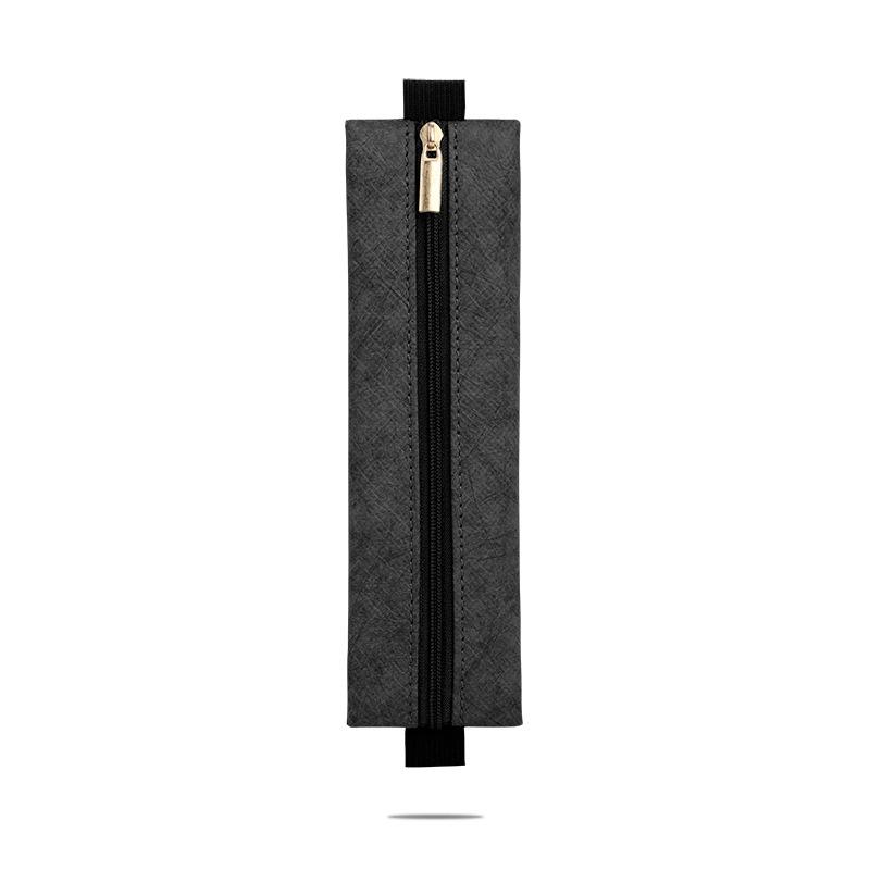 

1pcs Adjustable Elastic Band Pen Holder, Dupont Paper Materials Leather Pen Sleeve Pouch Journal Waterproof Pencil Holder чёрный