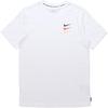 Colorblock Swoosh Logo Sport Crew Neck Short Sleeve T-Shirt Men Tops White DJ4392-100