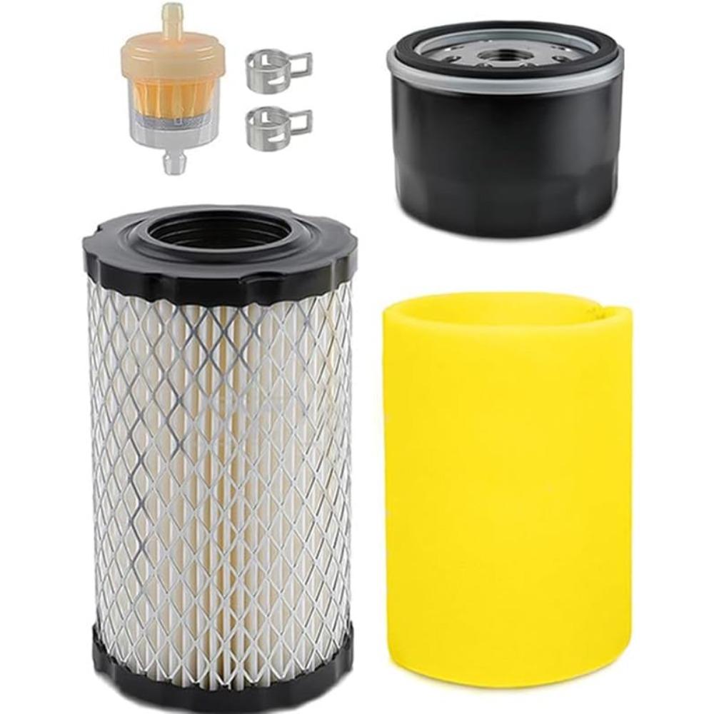 Air Filter Oil Filter Kit Fits Troy-Bilt TB42 TB1942 TB2246 TB2350 TB2450 13AA92KP066 13AT91KT066 13AM77KS066 17ADCACT066 Pony Tractor
