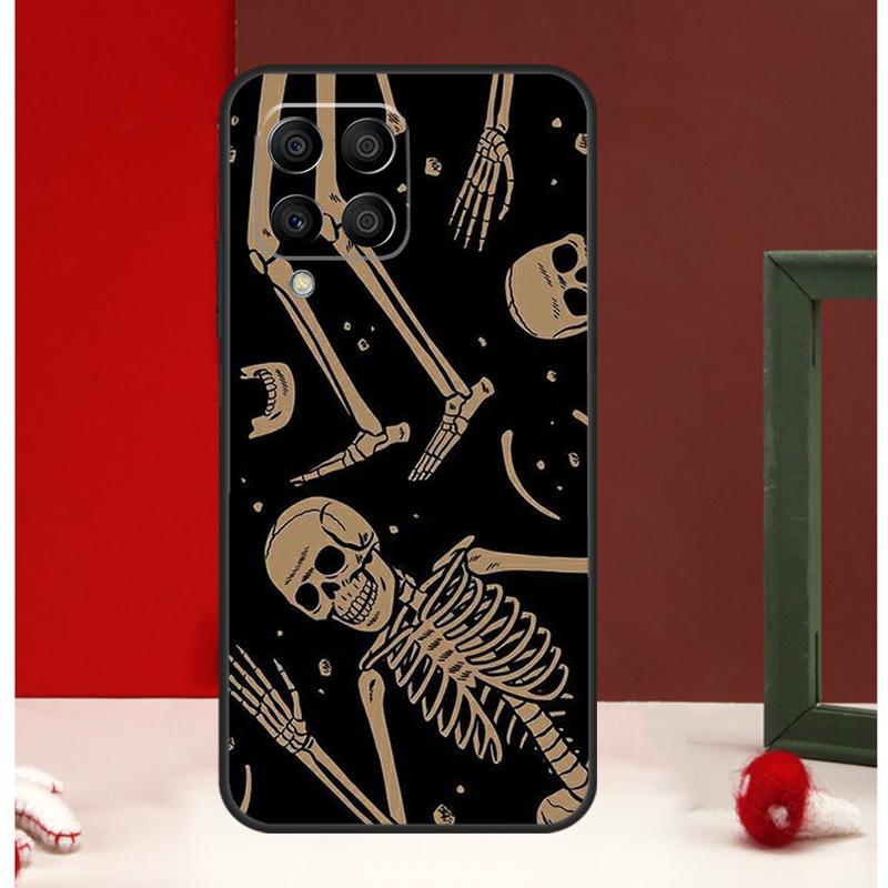 Trippy Skeleton Case For Samsung Galaxy M56 M36 M16 M31 M21 M13 M33 M53 M15 M35 M55 M12 M32 M52 M14 M34 M54