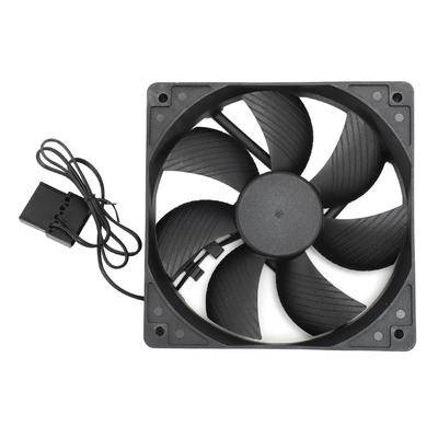 Ventilátory do PC skříně 120x120x25mm Vysoce přesné dvojité kuličkové ložisko PC Výfukový chladicí ventilátor 3000RPM 2pin