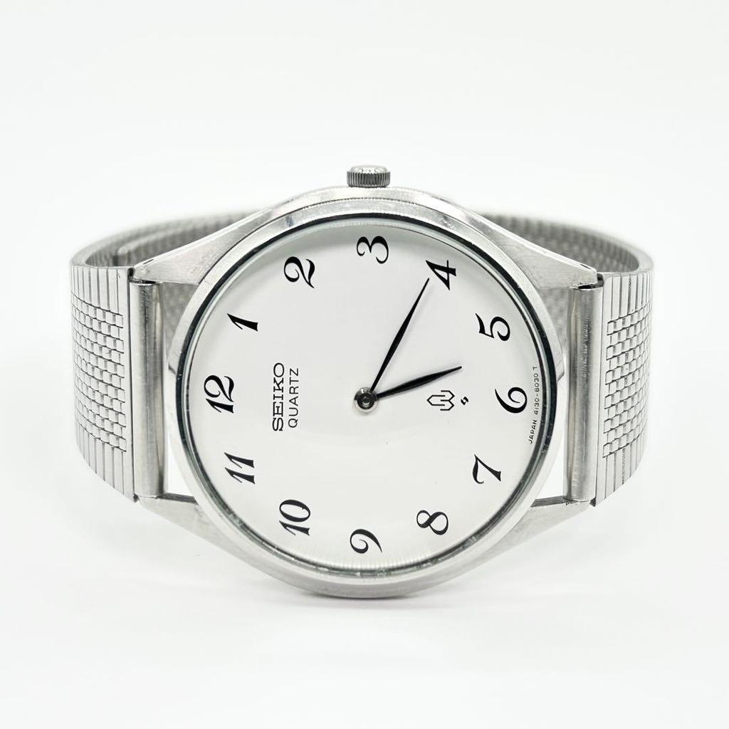 [USED] SEIKO 4130-8020 Vintage Quartz Wristwatch