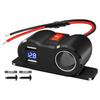 Car Charger Usb Cigarette Lighter Pd Qc3.0 Dual 2.1A Voltage Display Rv Boat Car Apple Huawei Xiaomi Mobile Phone Fast Charger