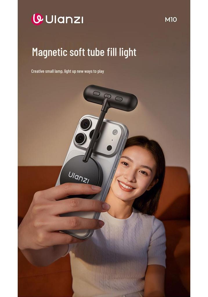 Ulanzi M10 Magnetisches Handy-Licht für Streaming & Fotografie