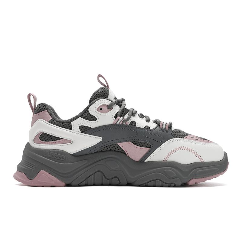 New FILA Collina Hill Shoes Abrasion Resistant Low Top Casual Shoes Women's Smoke Gray White F12W522130FQC