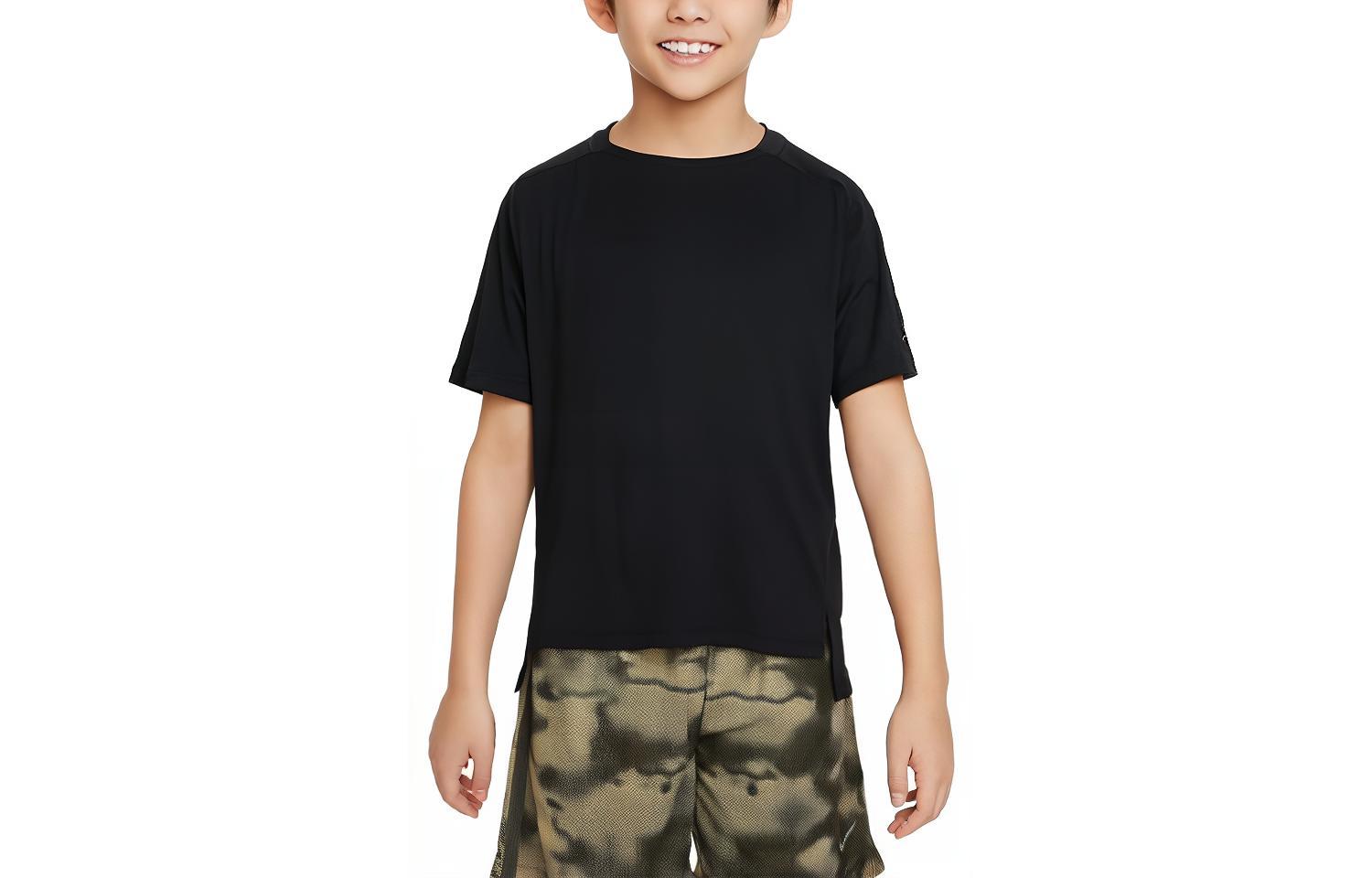 

Nike Kids T Shirts Crew Neck Moderate FB1292-010 L