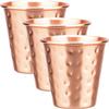 3/4Pcs Mini 60Ml New 100% Copper Cups Pure Solid  Moscow Mule Pure Copper Mugs-Shaped 2Oz Cocktail Cups Beer Milk Mug Drinkware