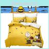 Digital Cartoon Print Duvet Cover Pillowcase Set Bedroom Gift Bedding