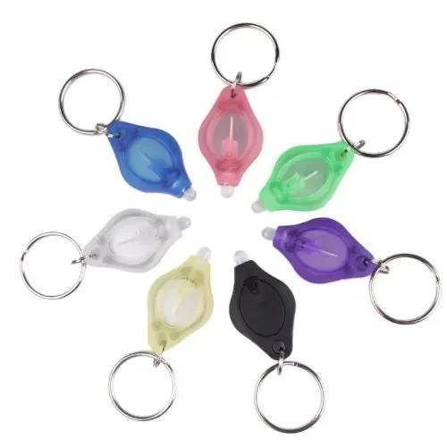 DurableLED Keychain Light UV Purple Light Banknote Inspection Blue Purple Green Red Keychain Turtle Light