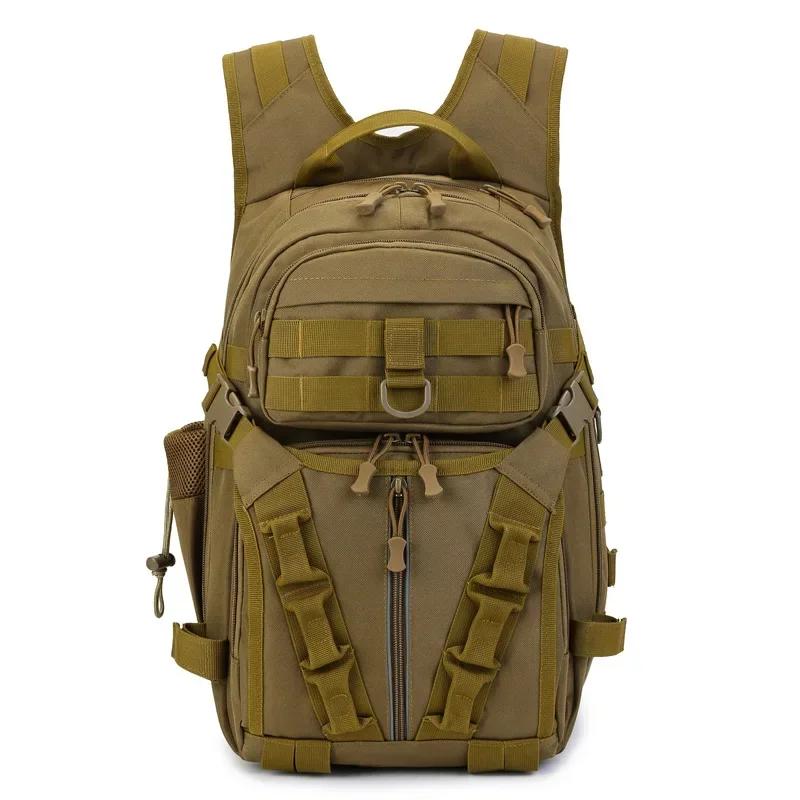 Outdoor Fishing Shoulder Bags Men Fishing Lure Rod Box Bag Camping Climbing Backpack Hunting Multi-Function Tactical Men Bags