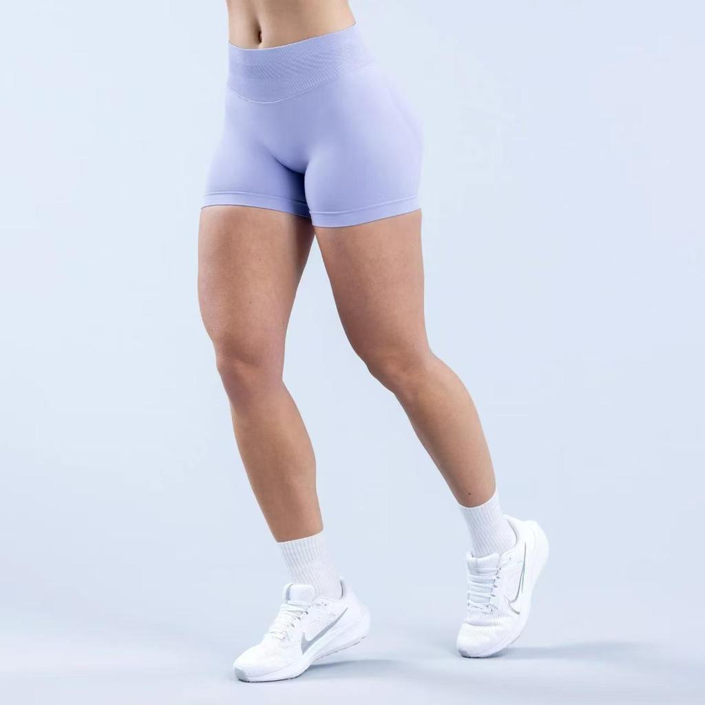 Dfyne Naadloze Dames Yogashorts - Billiftend, Hardloop-, Fitnessbroek