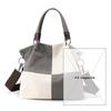 Casual Women's Canvas Bag Crossbody Bag Fashion Patchwork Color Contrast Shoulder Bag for Women