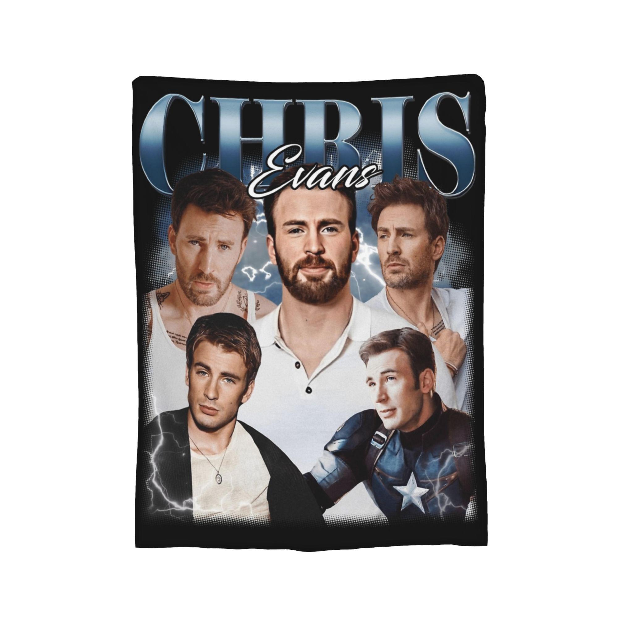 

Chris Evans Blanket Flannel Decoration Breathable Warm Throw Blankets for Bed Car Bedding Throws 30x40in