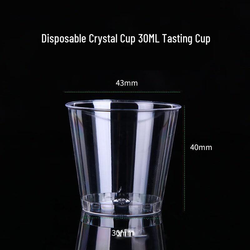 Disposable 30ml Crystal Tasting Cups