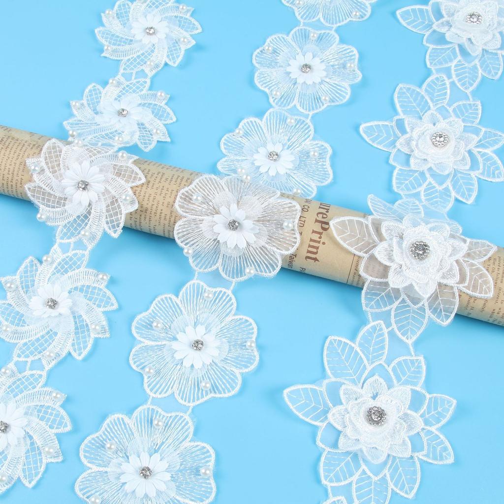 Special For Mesh Lace Accessories, Headgear Accessories, Clothing Decoration Accessories, Polyester Silk Lace Bead Lace