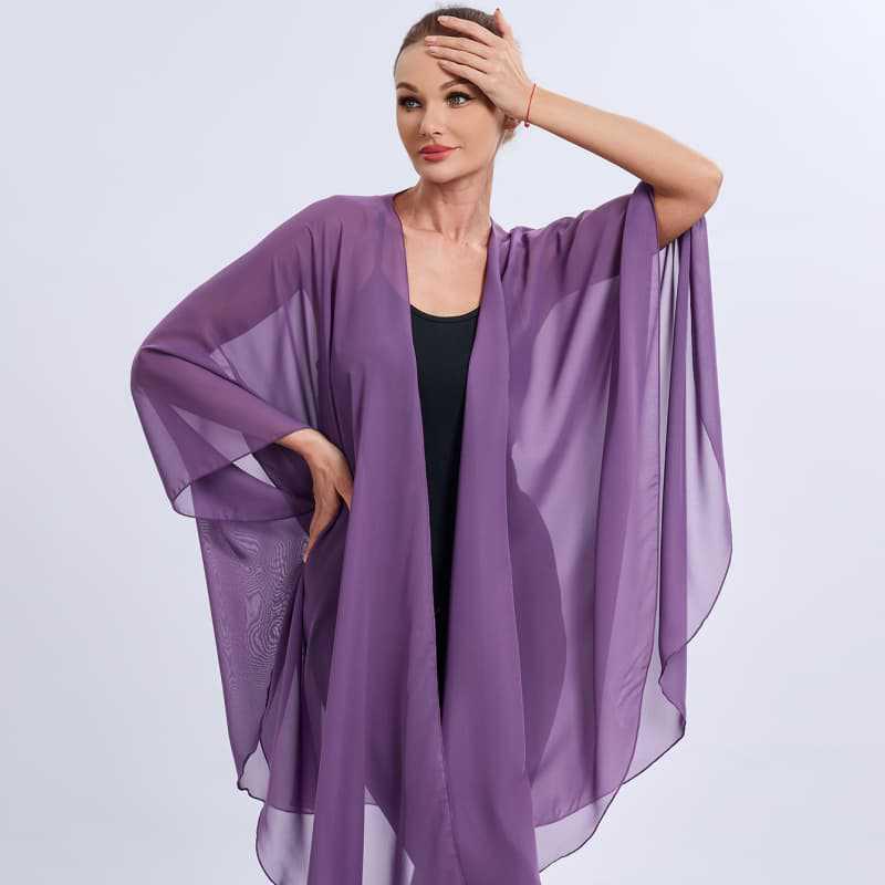 

Европейский и американский этнический стиль, средней длины, однотонный пляжный платок-шаль - Свободная накидка для защиты от солнца для путешествий