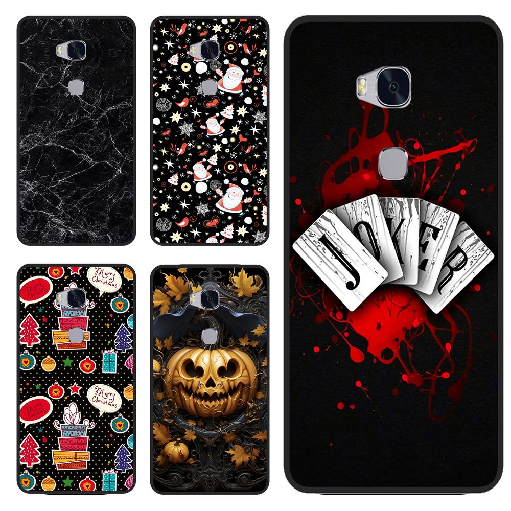 For Huawei GR5 2016 Honor 5X Phone Case Cute Silicone Case For Huawei Honor 5X 5 X Cover KIW-L21 5.5 " Soft TPU Protection Shell
