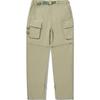 Li Ning Outdoor Series Solid Color Mid Waist Comfortable Breathable Versatile Straight Leg Sports Pants Men Pants Khaki AYKUA19-2