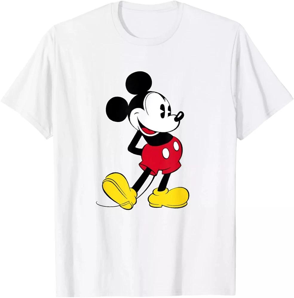 Mickey Mouse Classic Pose White TShirt S
