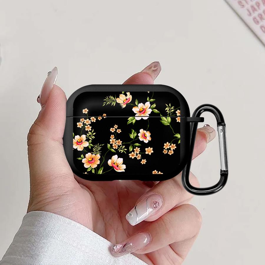 Case For Airpods 4 2 1 Pro2 Pro3 3 Pro Earphone Cases Cover Little Floral Patterns