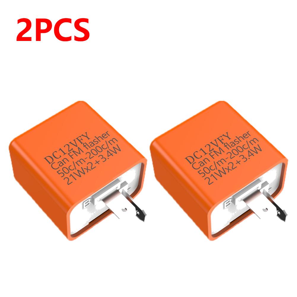 20-1pcs Fix Motorcycle Flasher High Power DV 12V Relay Adjustable Motorbike Flasher Multiple Protection LED Turn Indicator