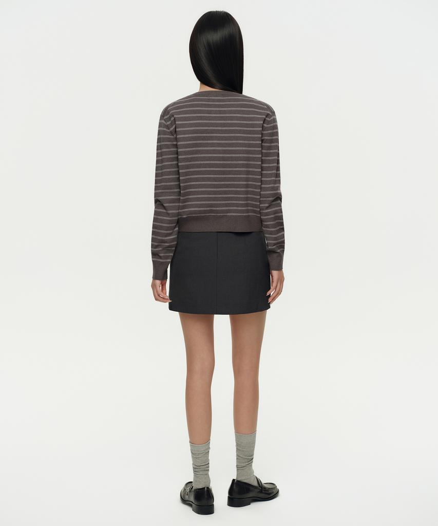Musinsa Standard Woman Women'S Basic Mini Skirt [Gray]