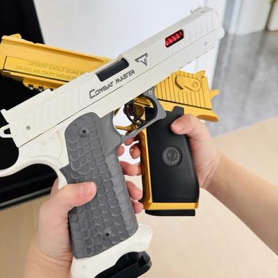 Pistole Desert Eagle 2011 s nepřetržitou střelbou, vystřelování nábojnic, dekompresní zbraň, prázdný závěr, odpalovač měkkých kuliček, hračka, zbraň, dárek