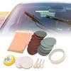 20 Pieces Car Windshield Polishing Pads Set For Scratch And Stain Removal Automotive Glass Sandpaper Polishing Kit