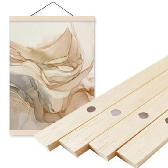 Yousheng Magnetic Poster Frame Wall Hanging Wood Painting Frame Canvas Poster Frame Photo Holder for Wall Decoration Displaying Painting Artwork