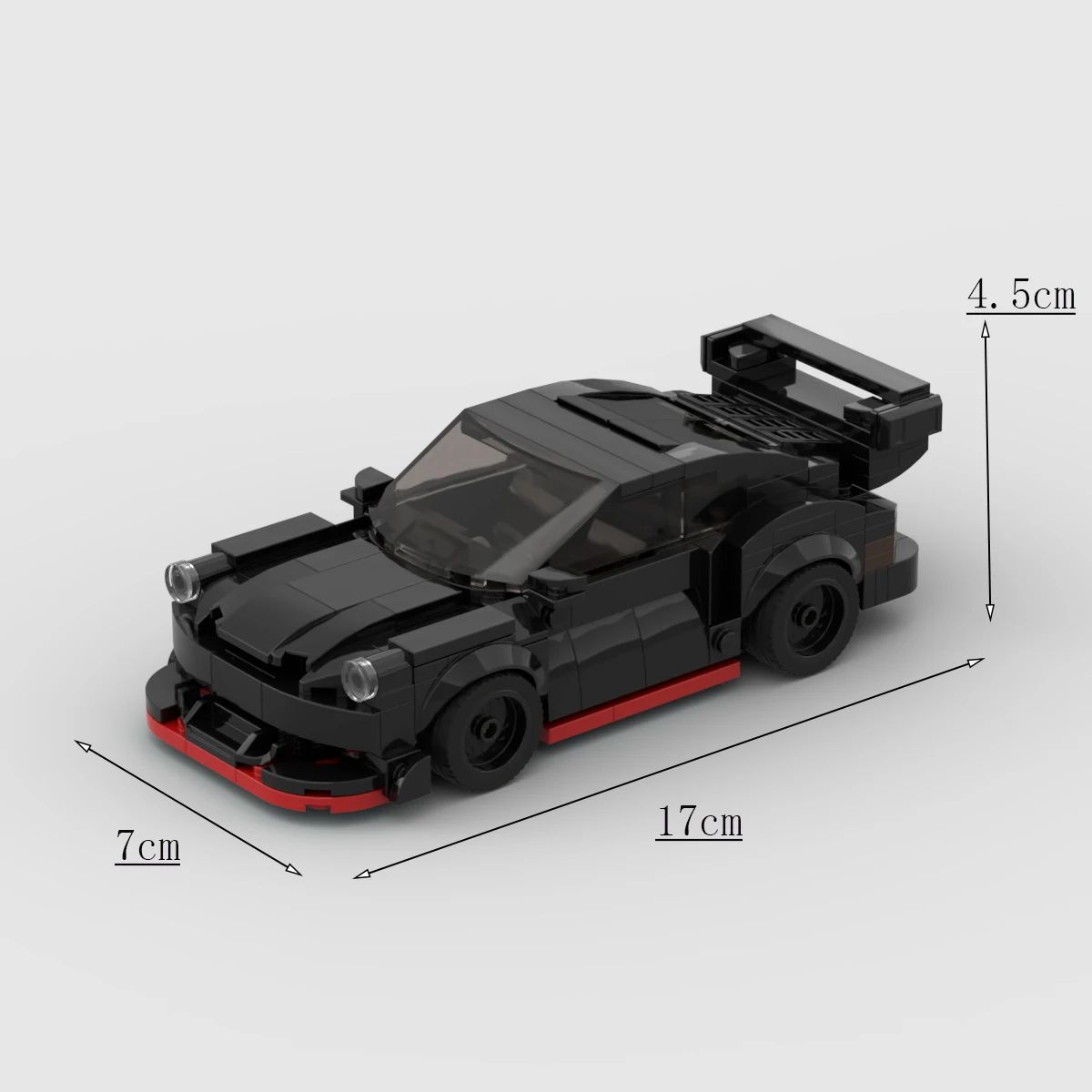 

Moc RWB Wide Racer Cars City Sports Vehicle Building Blocks Creative Garage Toys Christmas Gift