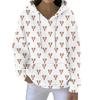 Christmas Hoodies For Women Funny Cute Printed Holiday Sweatshirt Winter Oversized Pullover Tops