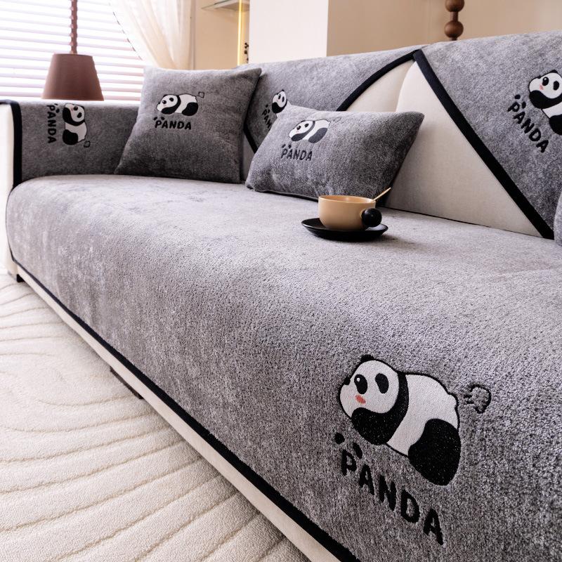 Sofa cushion four seasons universal non-slip cover 2025 new modern simple sofa cover all-inclusive straight seat cushion