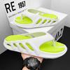 Fashion Litfun New Summer Beach Slippers For Men Home Non-Slip Bathroom Slides Men Fashion Casual Summer Sandals Thick Bottom Flip Flops