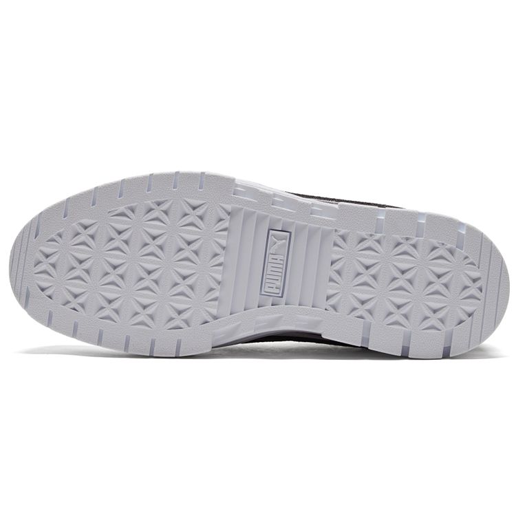 Puma Women's Mayze Platform Sneakers White Black 384871-02