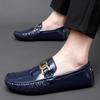 Damen Komfort Ballerinas Herren Mokassins Loafer Fahrschuhe Lässig Slip-on Unisex Übergröße Weiß Schwarz Grün Blau Lederschuhe