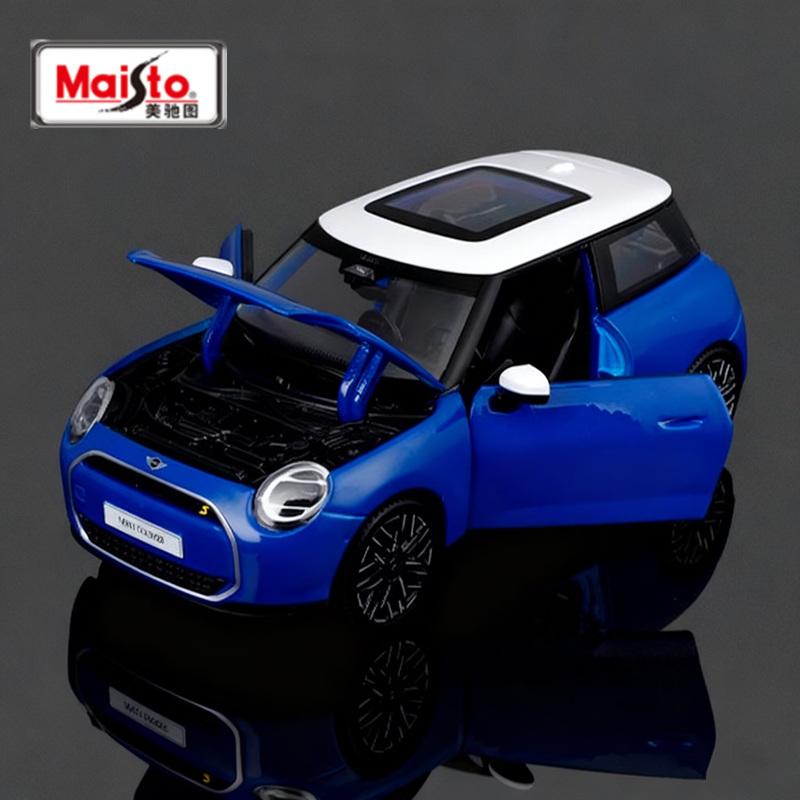 Maist 1:24 MINI COOPER SE Alloy Mini Car Model Diecast Metal Classic Retro Car Vehicle Model Simulation Collection Kids Toy Gift
