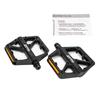 ZTTO C579A 1 Pair Mountain Bike Pedals Nylon Fiber Wide Platform Anti Slip Double DU Bearing Cycling Pedals