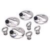 4PCS Boat Bumper Lock Clip Quick Release Polished Stainless Steel Boat Bumper Hangers Hook for Less