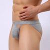 Men's Sexy Low Rise T-Back Elastic Cotton Hollow Out Back Underwear Comfortable Breathable Close-Fitting Thong