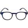 Dervin Raised Oval Unisex Glasses Spectacle Frames for Men Women Boys Girls (Clear/Transparent Lens)