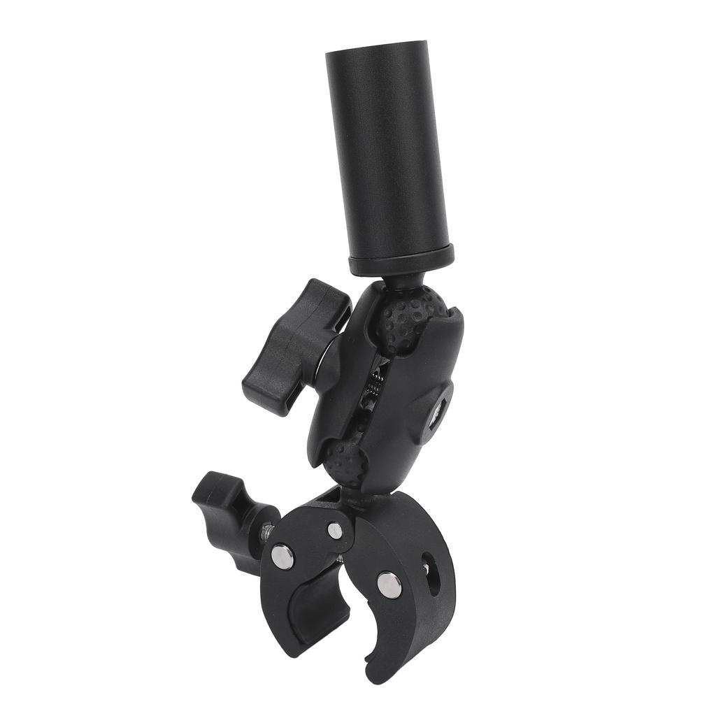 Clamp Mount and Adaptor for Mini Dishy Antenna Aluminum Alloy Adjustable Angle Car RV Ladder Pole